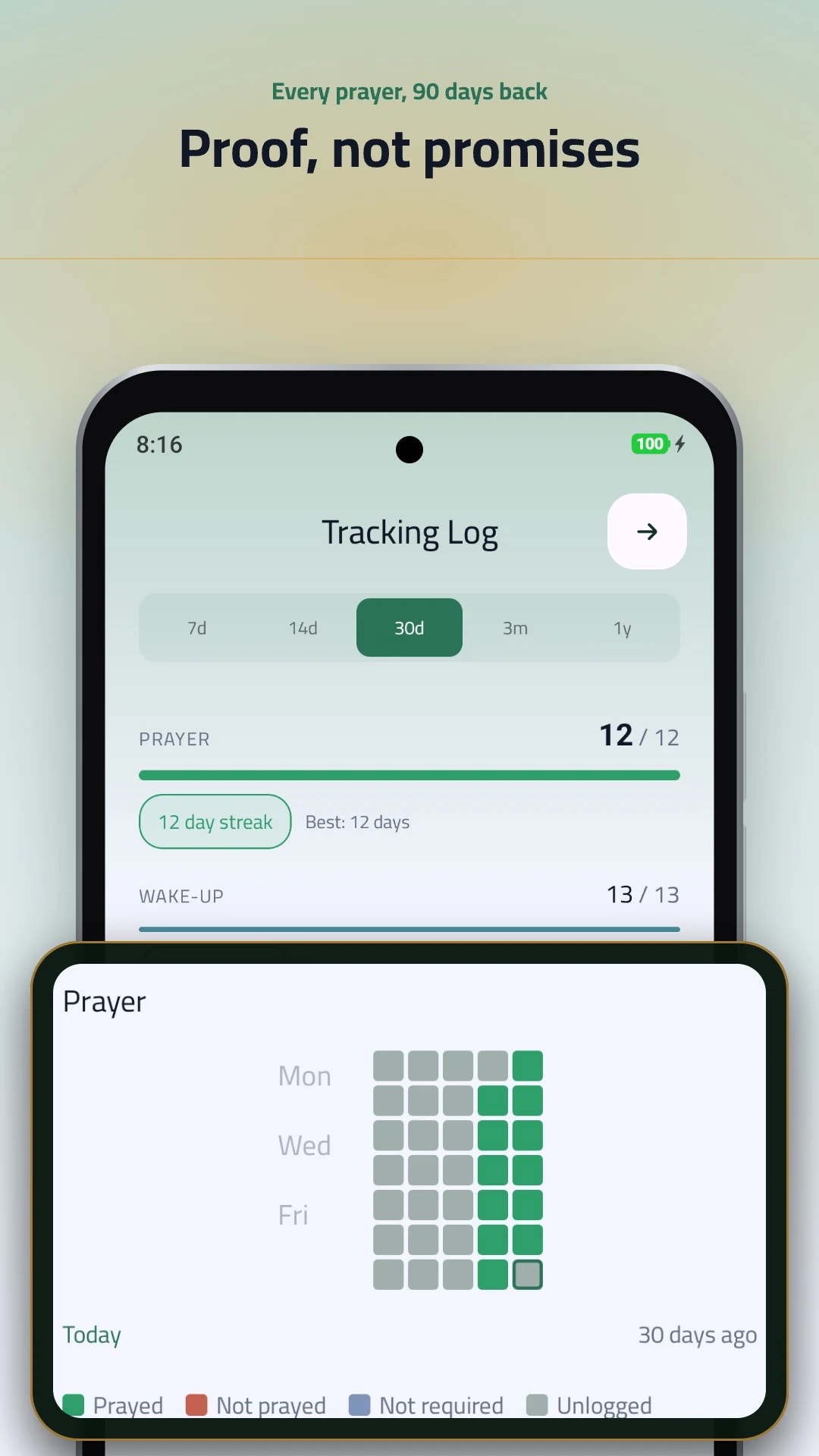 Tazakka: Fajr Alarm & Prayers screenshot