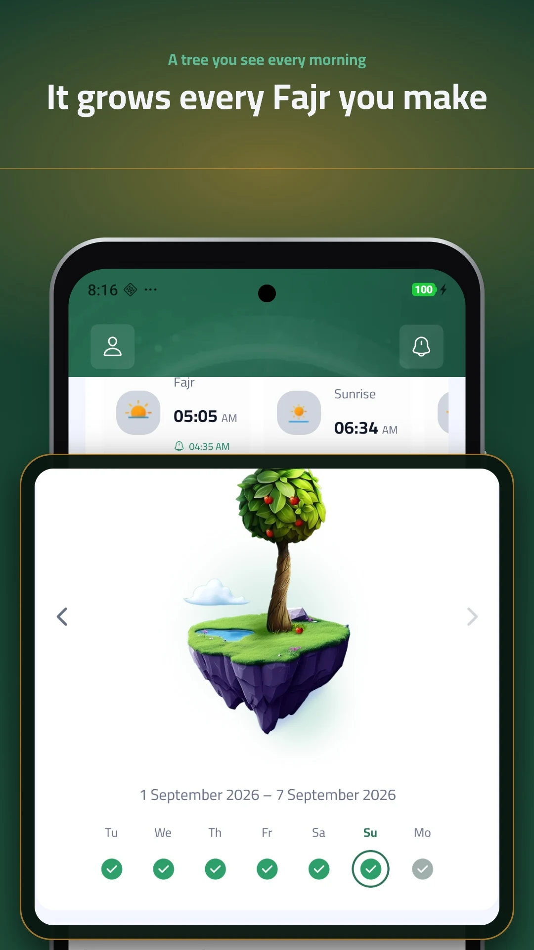 Tazakka: Fajr Alarm & Prayers screenshot